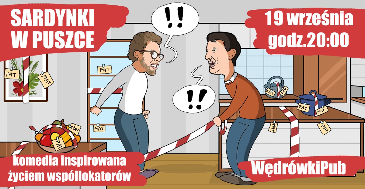 Sardynki w puszce, 19.09.2025, godz. 20:00, Pub Wędrówki