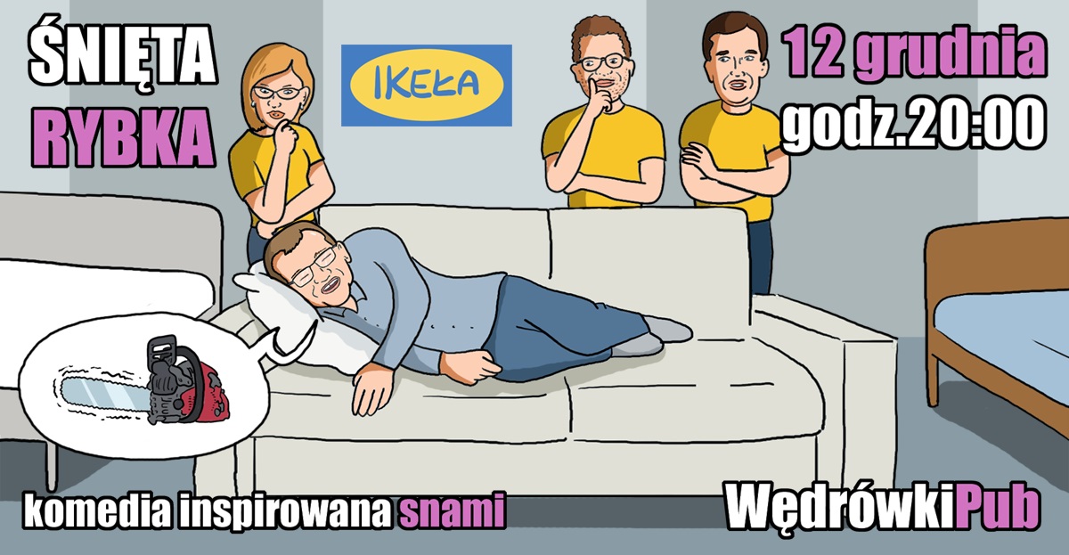 Śnięta rybka, 12.12.2025, godz. 20:00, Pub Wędrówki