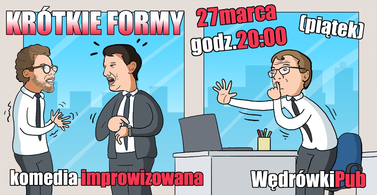 Krótkie formy, 27.03.2026, godz. 20:00, Pub Wędrówki