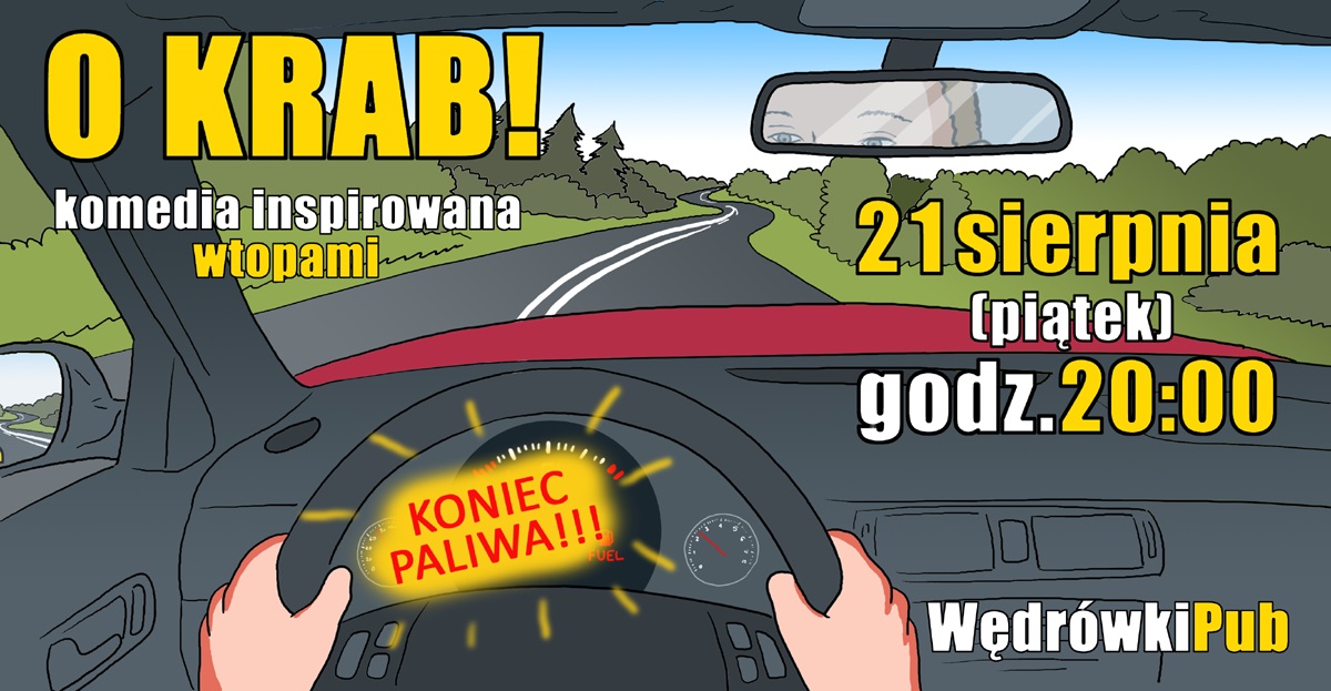 O krab!, 21.08.2026, godz. 20:00, Pub Wędrówki